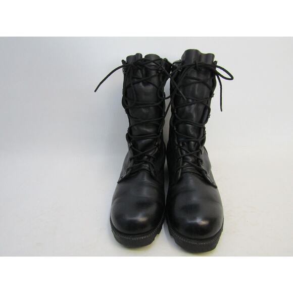 Ro Search Mens Size 6 R Black Leather Soft Toe Laces Tactical Work Boots main image 8